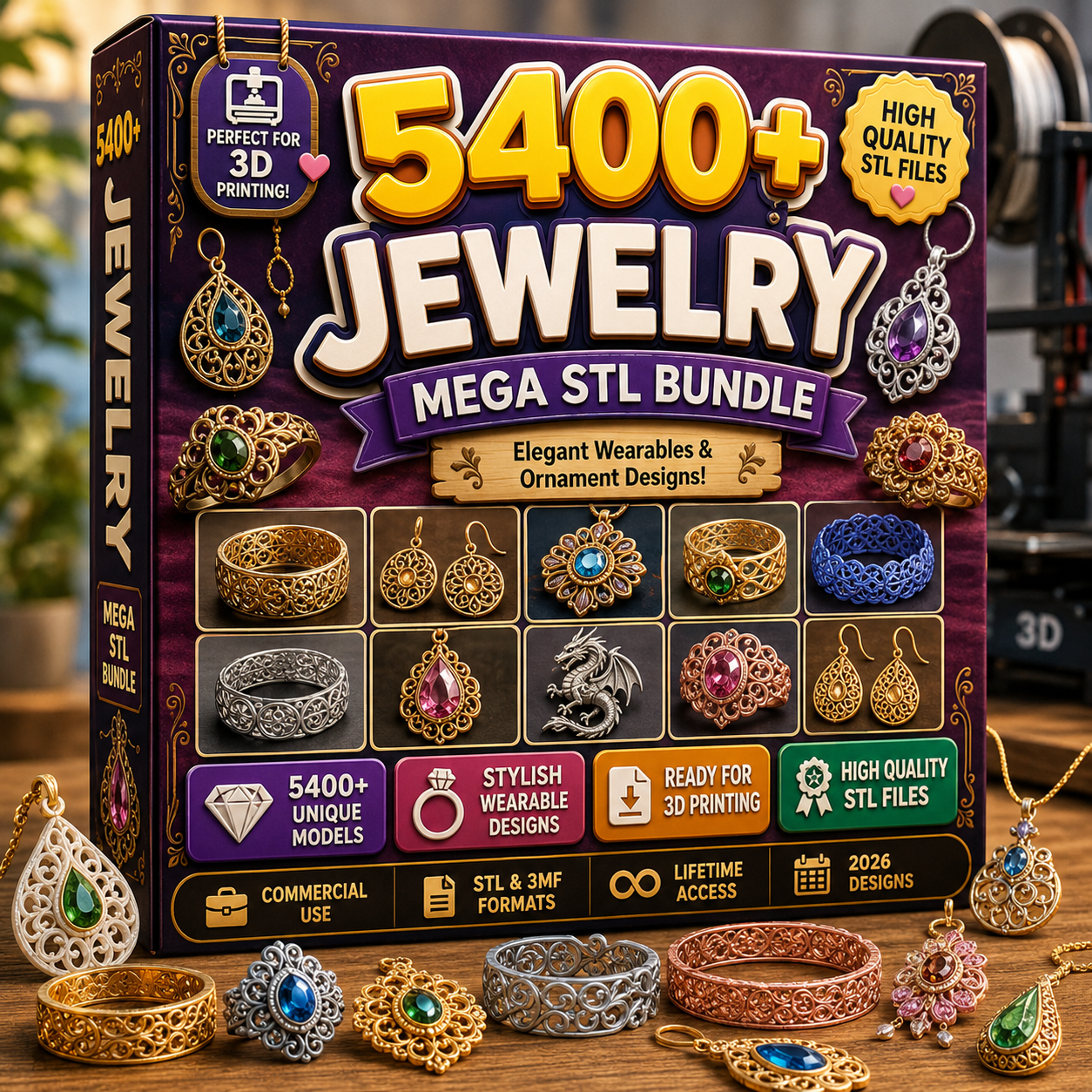 +700,000+ Files | 3D STL Pack | Mega Bundle 30TB + 5000 Free Bonus