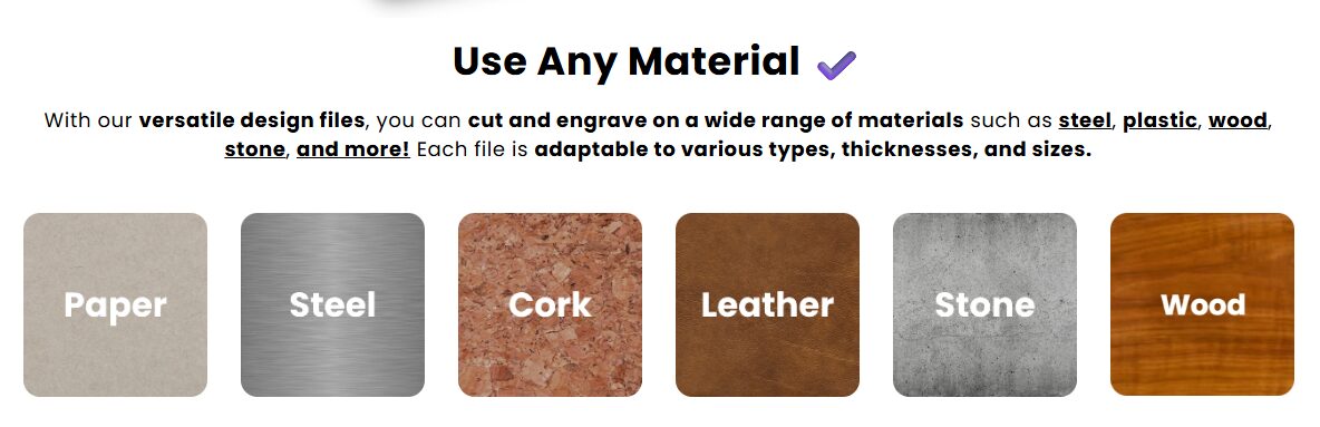 Laser Cutting Material Compatibility Wood Acrylic Metal Leather Stone